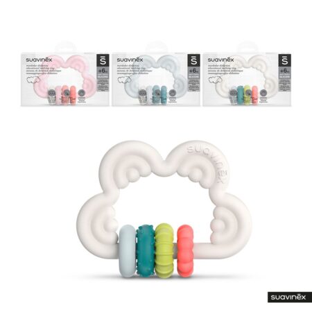 SUAVINEX | HRYZÁTKO silikonové +6 m- BAREVNÉ