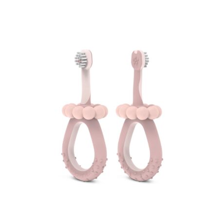 SUAVINEX | Detská kefka na zúbky BABY 0-2 roky - ružová