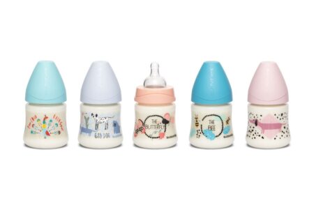 SUAVINEX | FĽAŠA Guľatý c. SILIKÓN 150 ml - MODRÁ VČELA