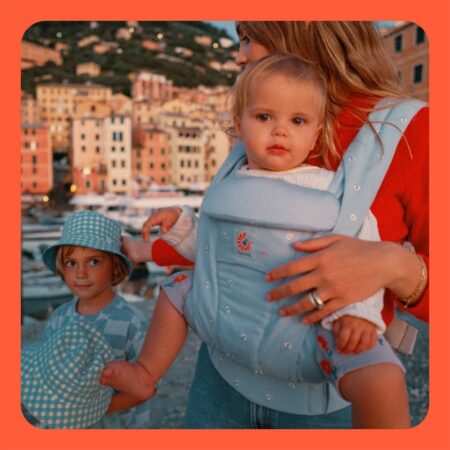 ERGOBABY | OMNI DELUXE Coton - Serene Blue Flowers