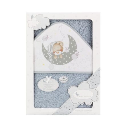 INTERBABY | OSUŠKA froté Medvedík spí - sivá