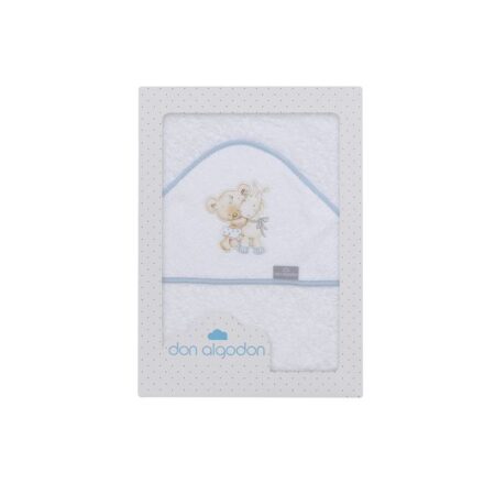 INTERBABY | Osuška froté MACKO MARCO - BIELO/MODRÁ