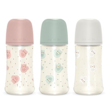 SUAVINEX | Fľaša BONHOMIA 270 ml fyziologická SX PRO +3 MF