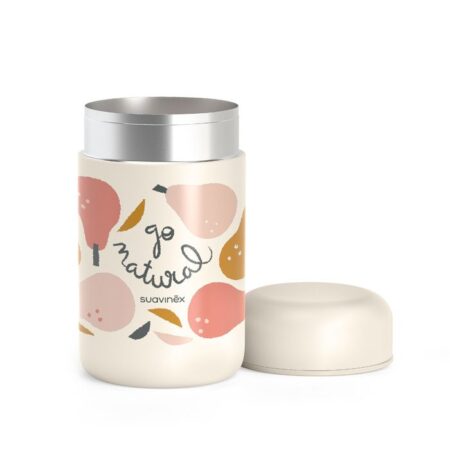 SUAVINEX | TERMOSKA na príkrmy GO NATURAL - krémová hruška