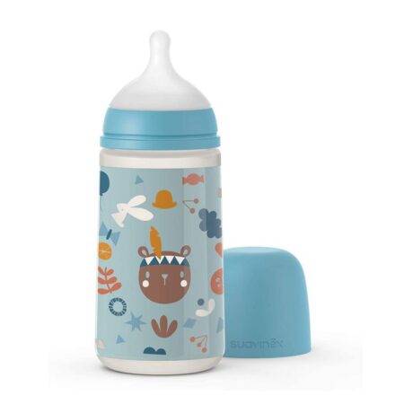 SUAVINEX | DOJČENSKÁ FĽAŠA 270 ml M FOREST - MODRÁ
