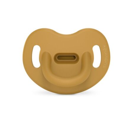 SUAVINEX | Cumlík anatomický SILIKÓN 0-6 m SX PRO - COLOUR ESSENCE - okrové