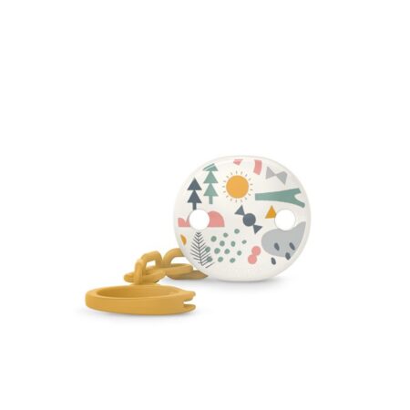 SUAVINEX | Klip na cumlík Walk - žltý