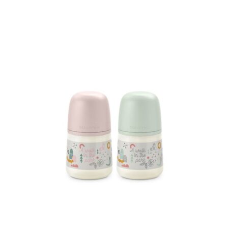 SUAVINEX | Dojčenská fľaša Walk anatomická M silikón 150 ml