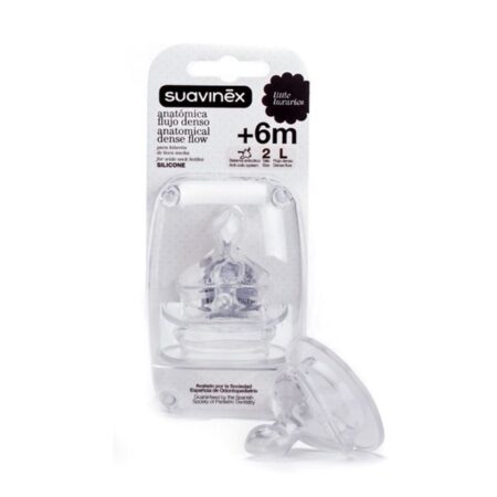 SUAVINEX | NÁHRADNÝ CUMLÍK Anatomický silikon S2/L - 2ks