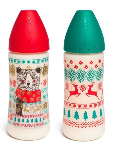 SUAVINEX | Fľaša 360 ml silikon - kolekcia WINTER