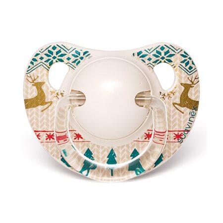 SUAVINEX | Cumlík 6-18 m anatomický silikón - KRÉMOVÝ