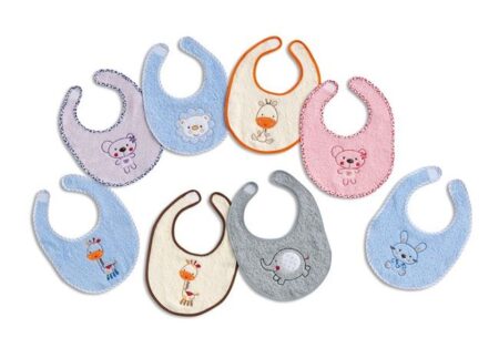 INTERBABY | Podbradník froté velkro 20x30 cm