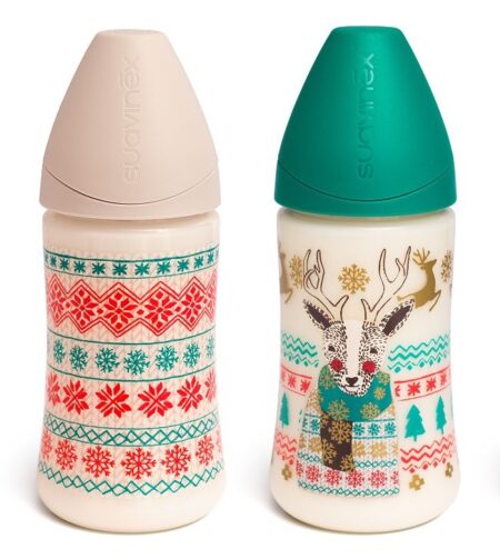 SUAVINEX | Fľaša 270 ml silikon - kolekcia WINTER