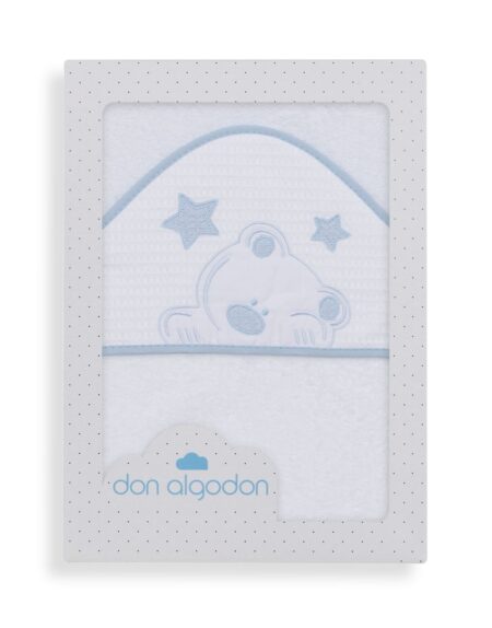 INTERBABY | Osuška froté MACKO S HVIEZDOU - BIELO/MODRÁ