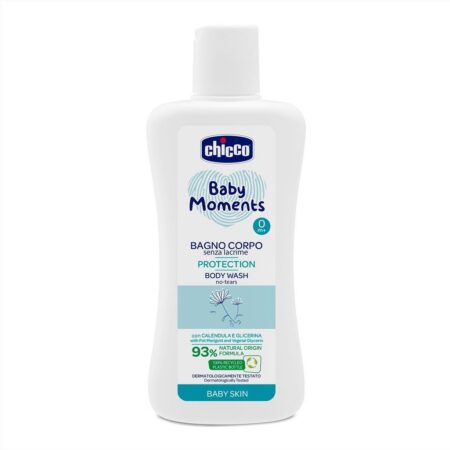 CHICCO Sprchový gél Baby Moments Protection 200 ml,