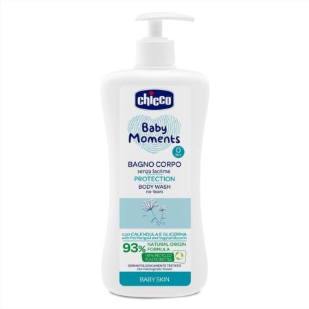 CHICCO Sprchový gél Baby Moments Protection 500 ml,
