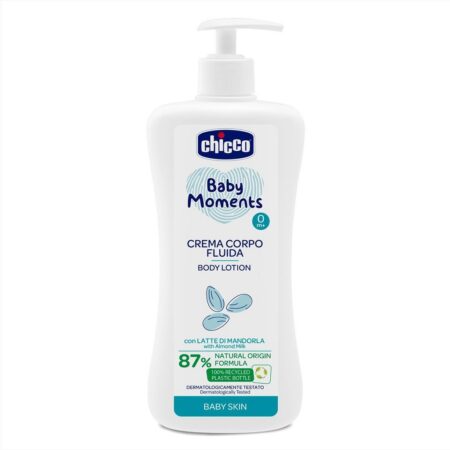 CHICCO Telové mandľové mlieko Baby Moments 500 ml,