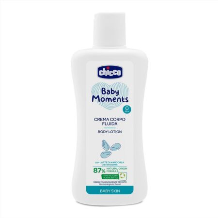 CHICCO Telové mandľové mlieko Baby Moments 200 ml,