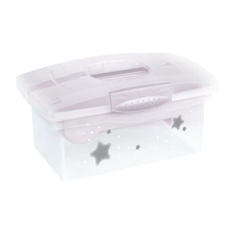 Cestovní box s přihrádkou na hračky