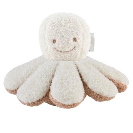 NATTOU Hračka plyšová chobotnička ecru 20cm,