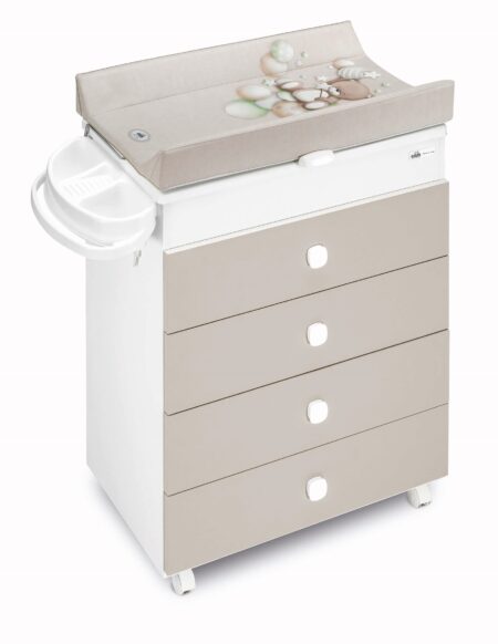 Prebaľovací stôl Asia Bianco