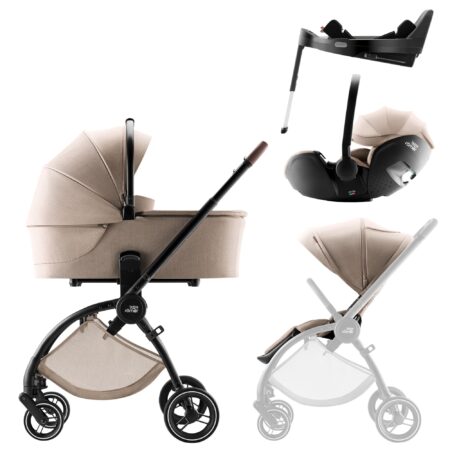 Sada kočíka Rio + hlboká vanička + autosedačka Baby-Safe PRO + základňa Vario Base 5Z Style