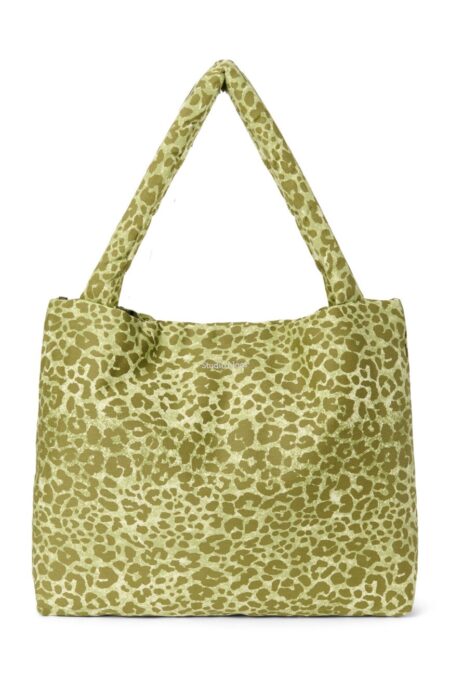 STUDIO NOOS - Cotton MOM BAG - prebaľovacia taška | Green Leopard