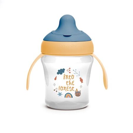 SUAVINEX | Nerozlievací hrnček FOREST 200 ml - žľtá