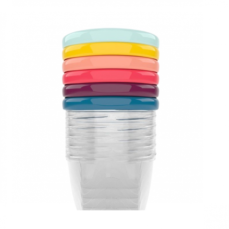 Misky s viečkami 250ml sada 6ks