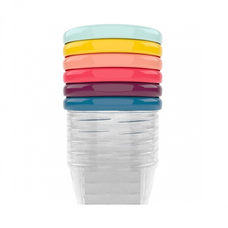 Misky s viečkami 180ml sada 6ks