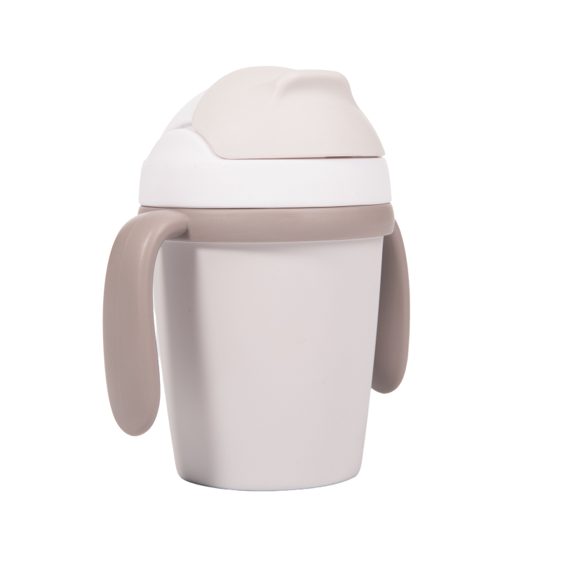 Hrnček so slamkou CPLA Grey