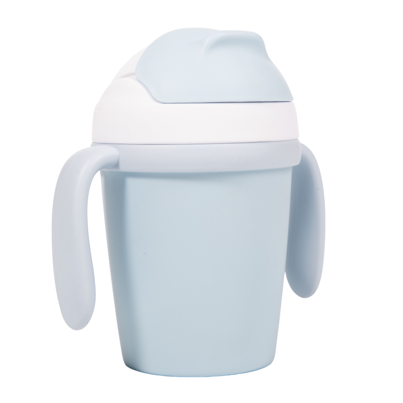 Hrnček so slamkou CPLA Blue