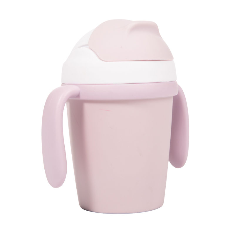 Hrnček so slamkou CPLA Pink