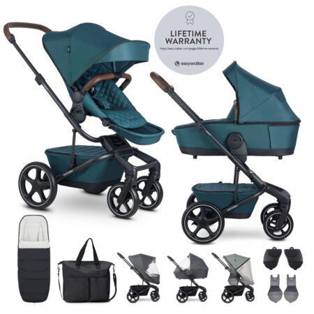 EASYWALKER Kočík kombinovaný Harvey⁵ Premium Jade Green XXL