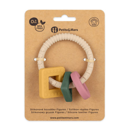 PETITE&MARS Hryzačka silikónová Figures