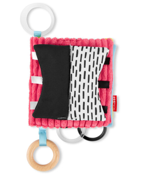 SKIP HOP Knižka edukačná textilná na C krúžku Discoverosity