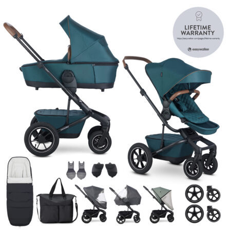 EASYWALKER Kočík kombinovaný Harvey⁵ Premium Jade Green XXL