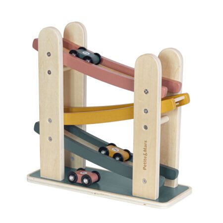 PETITE&MARS Hračka drevená pretekárska dráha Milky Way Wood of Mars 18m