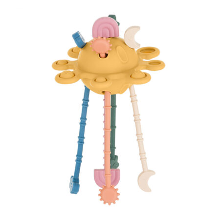 PETITE&MARS Hračka silikónová senzorická Crazy planet