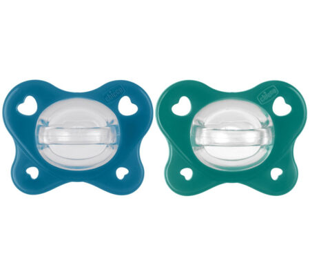 CHICCO Cumlík Physio Dual Soft silikónový 16-36m, 2ks