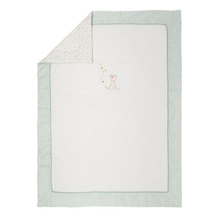 NATTOU Deka detská obojstranná velúr/bavlna 135x100 cm Mila, Zoe &