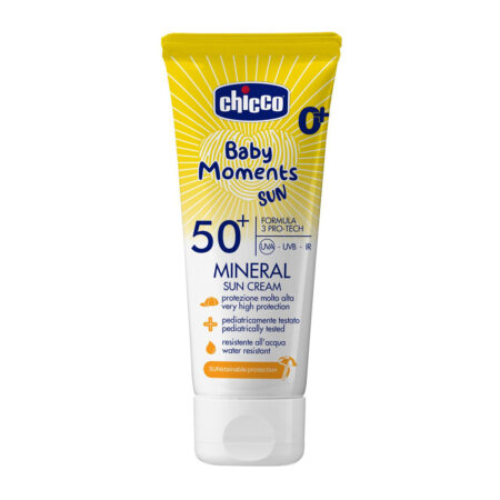 CHICCO Krém detský na opaľovanie s minerálmi SPF50