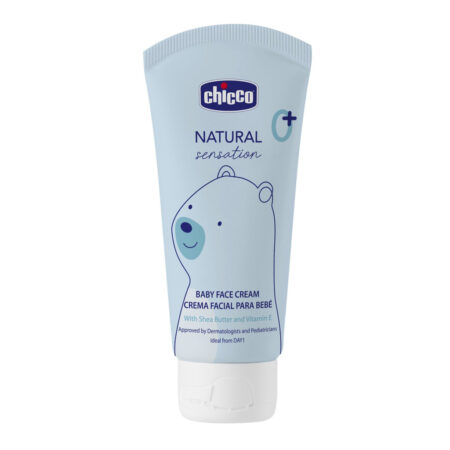 CHICCO Krém na detskú tvár s bambuckým maslom a vitamínom E Natural Sensation 50ml,