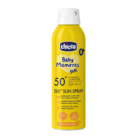 CHICCO Sprej detský na opaľovanie 360° SPF50