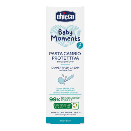 CHICCO Krém na detský zadoček so zinkom Baby Moments 100ml,