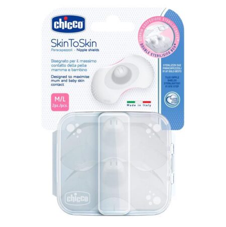 CHICCO Chránič bradaviek SkinToSkin silikón 2ks