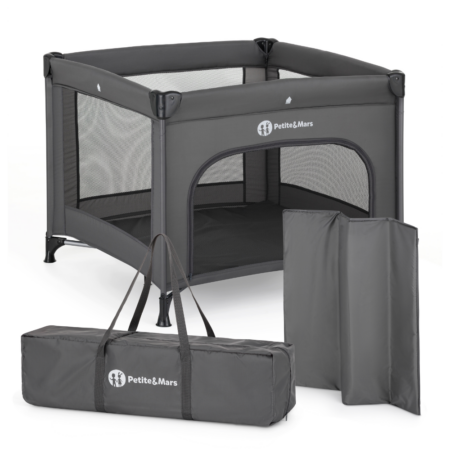 PETITE&MARS Ohrádka cestovná Nook Urban Charchoal