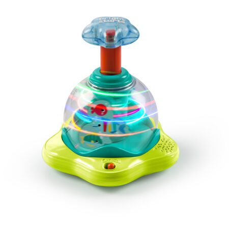 BRIGHT STARTS Hračka hudobná svietiaca Press&Glow Spinner 6m+