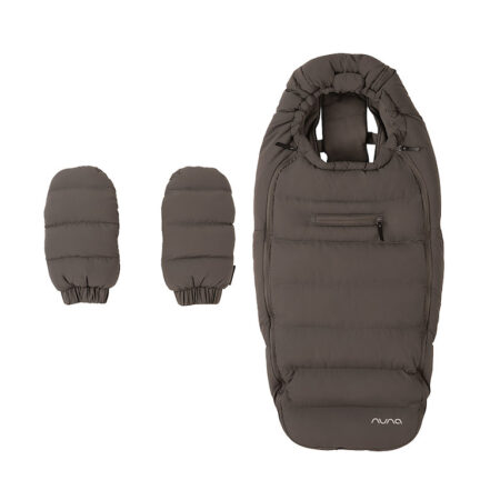 Nuna winter stroller set footmuff gloves/bag