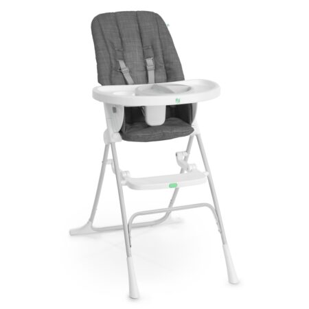 INGENUITY Stolička jedálenská skladacia Sun Valley™ Grey 6m+ do 15 kg